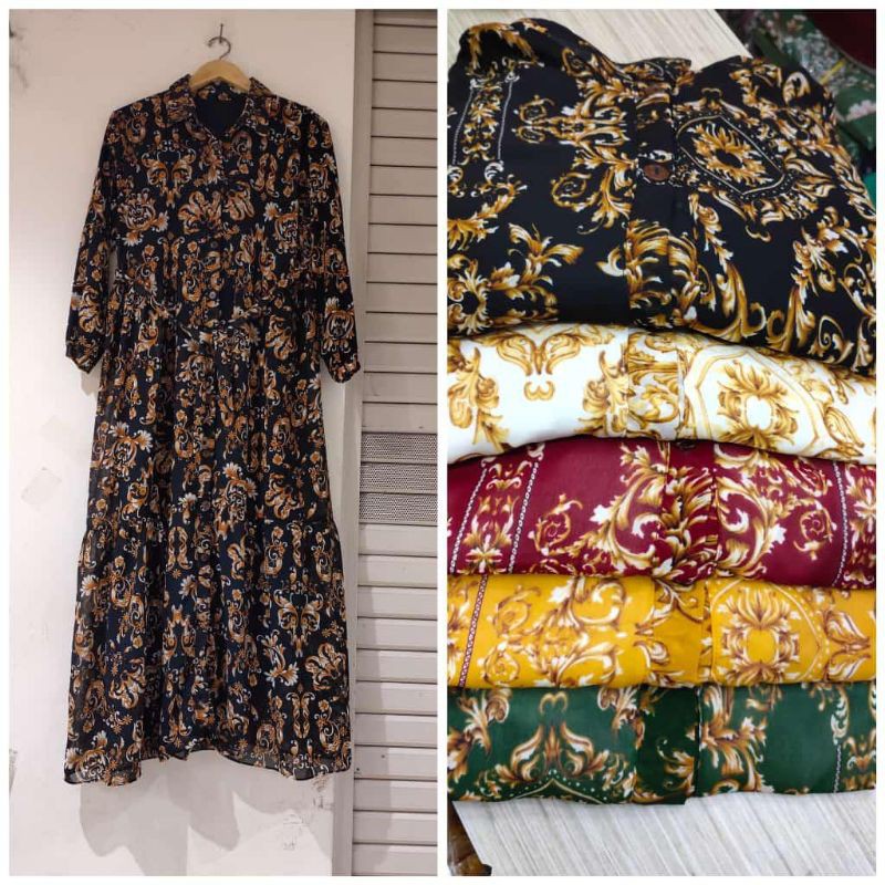 Gamis ceruty sultan ori meijiwang fashion wanita dress sultan gamis sultan murah