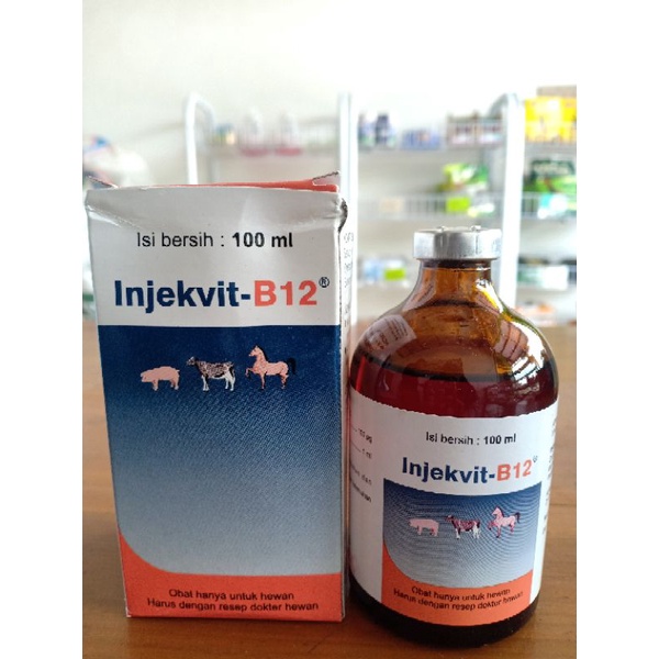 Injekvit B12 100ml/Vitamin injeksi hewan