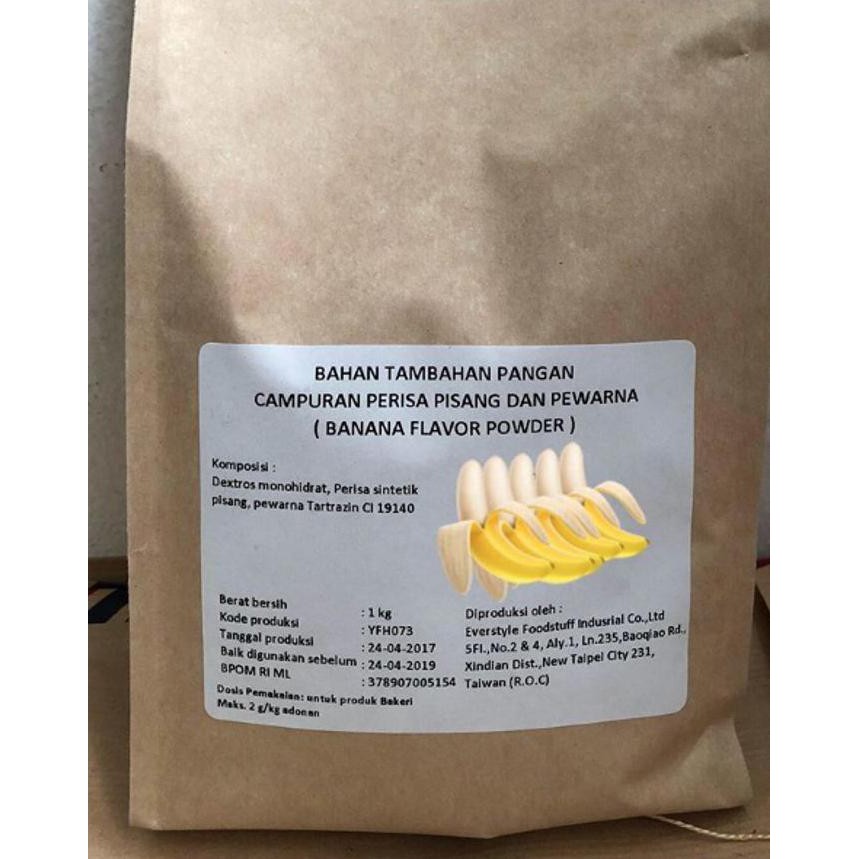 

A47Mklx Banana Flavour Powder 100Gr / Perisa Bubuk Rasa Pisang