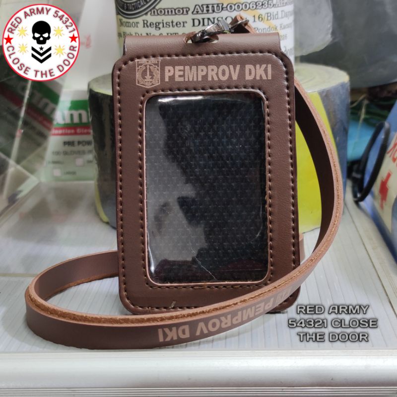 

Tali Lanyard Nametag / Holder ID Card Logo PEMPROV DKI