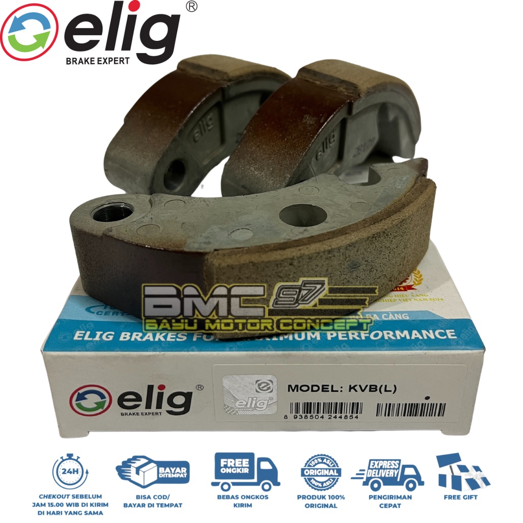 kampas rem belakang Elig Nmax KVB Original