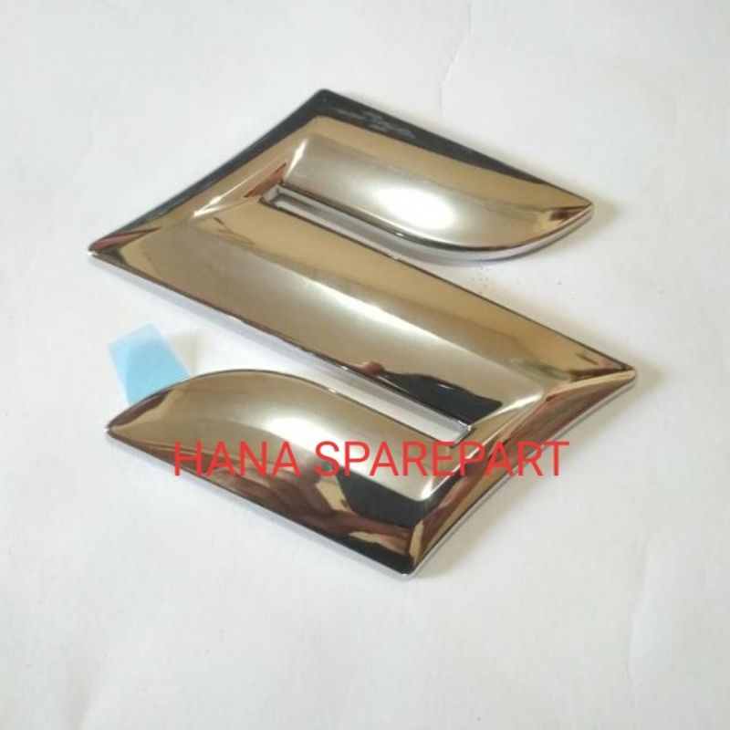 emblem logo s suzuki bagasi belakang APV Swift dll