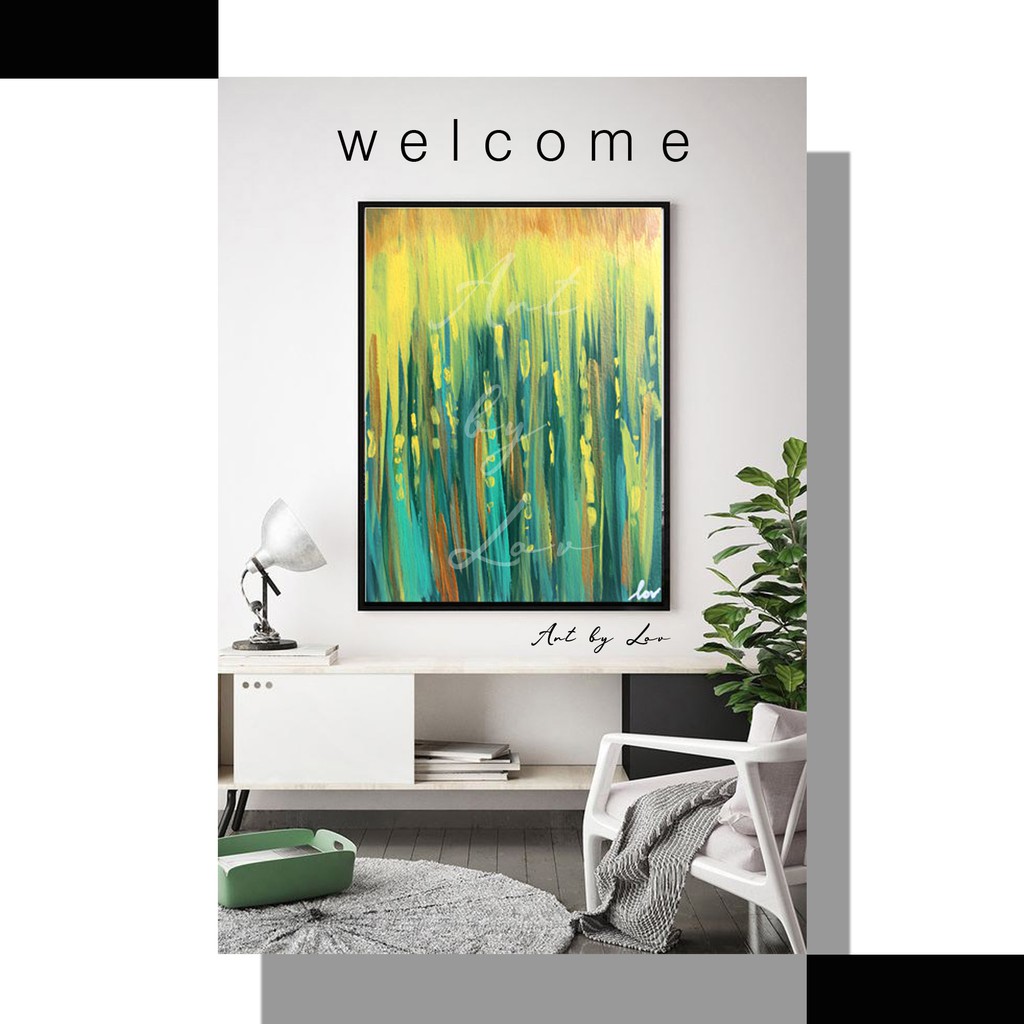 Dekorasi Dinding / Poster / Lukisan Abstrak / aksesoris kamar / Lukisan Dinding / Abstract Painting