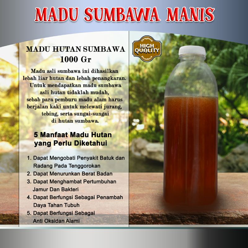 

Madu Asli Sumbawa Madu Sumbawa 1Kg