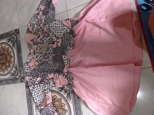 Batik Wanita Asj Sa Hrb026 Kenongo Kemeja Tosca Pendek Size M L Xl