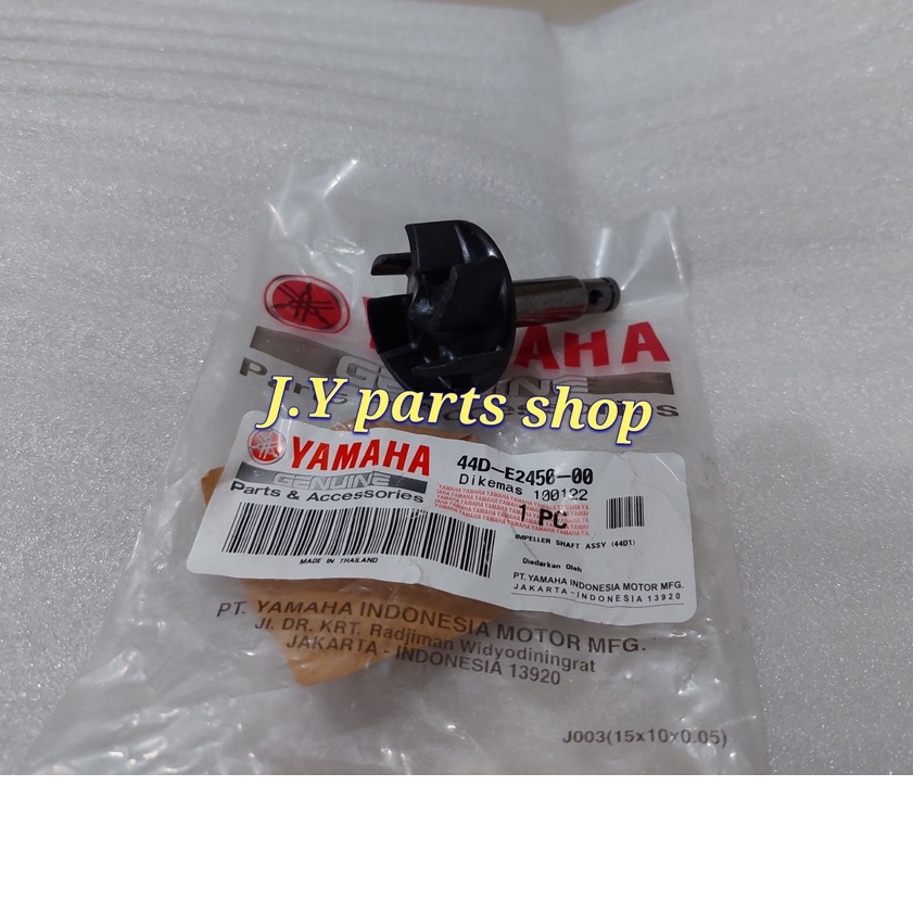 impellar shaft as kipas waterpump water pump xeon karbu rc gt aerox 125 original ygp 44D-E2450-00