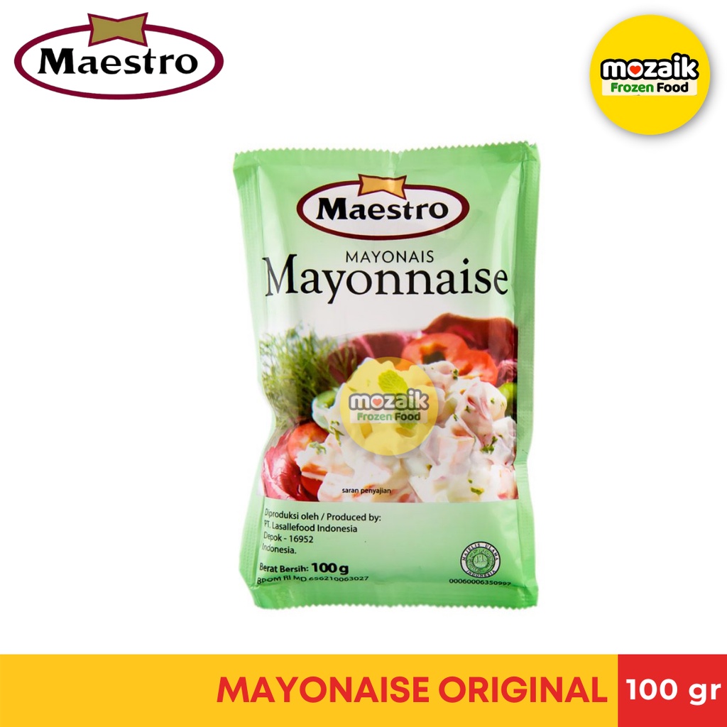 

Maestro Mayonaise Original Frozen Food Palembang 100gr