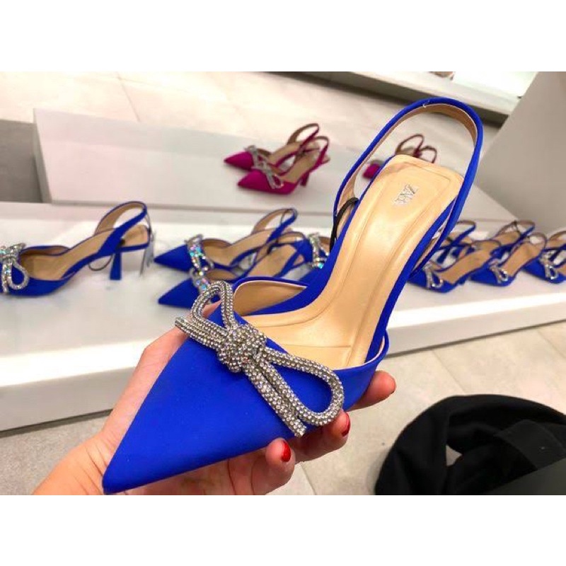 [7.7 Boombastis Sale⚡] - TERMURAH ! SEPATU WANITA SLINGBACK HIGH HEELS ZS459 PREMIUM IMPORT