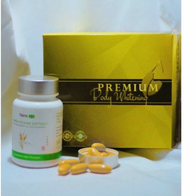 PEMUTIH BADAN Vitaline Original Tiens. Bisa COD, dijamin produk original. exp 2022