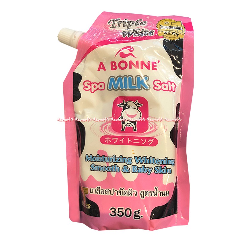 A Bonne Spa Yogurt Salt Smooth Baby Skin 350gr Moisturizing Melembutkan Kulit abone abonne