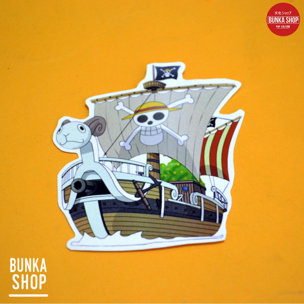 Sticker Anime One Piece Going Merry