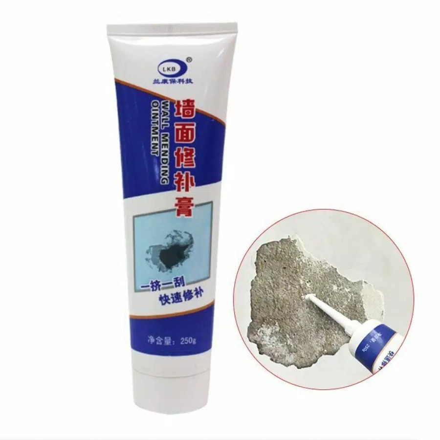 WALL MENDING OINTMENT KRIM PERBAIKAN DINDING TAHAN AIR DEMPUL TEMBOK RETAK DAN BOLONG REPAIR CREAM