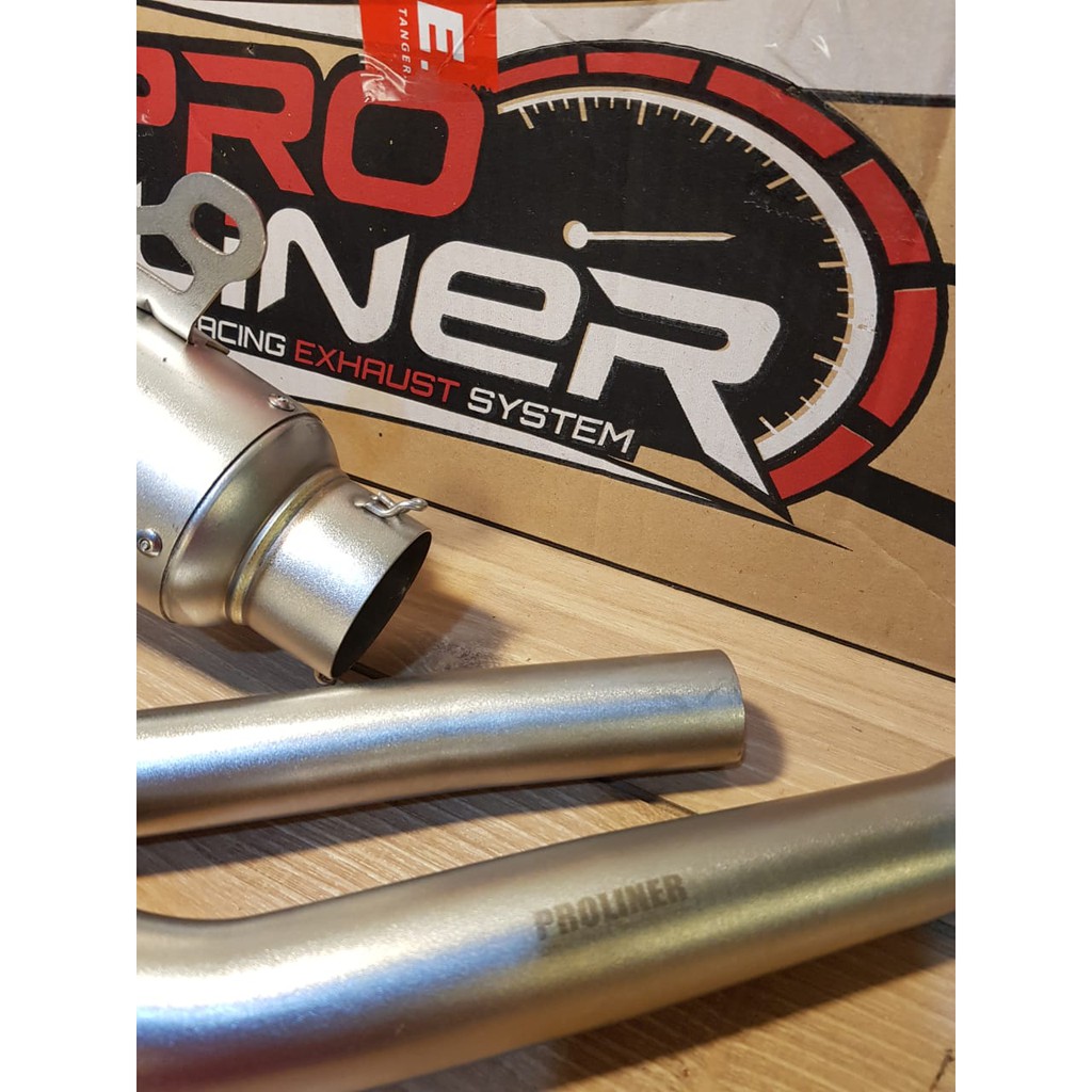 (PROLINER) FULL SYSTEM TR1 R SHORT KNALPOT R15 CB150 VIXION SONIC MX K46 FU CRF KLX TIGER-1