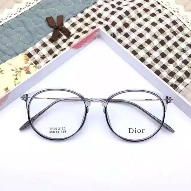 FRAME KACAMATA WANITA OVAL TRENDY 2125 | KACAMATA MINUS | KACAMATA ANTI RADIASI | LENSA PHOTOCROMIC