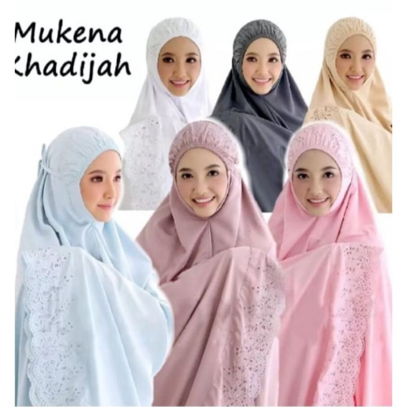 MUKENA DEWASA SITI KHADIJAH HARGA GROSIR MURAH / HRGA PER 5 PCS