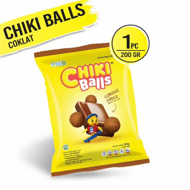 

Chiki Balls Rasa Coklat Snack 200 gram