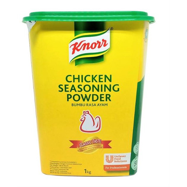 

KALDU AYAM KNORR 1 KILO EKSTRAK DAGING AYAM PENYEDAP RASA SUPER 1 KG