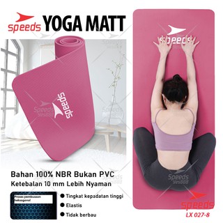 SPEEDS Matras Yoga Mat Karpet Spons NBR 10MM 027-8