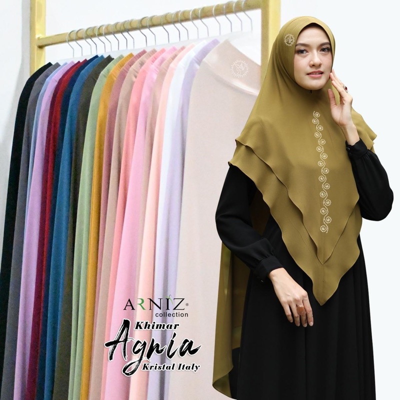 khimar Agnia Original By Arniz Collection