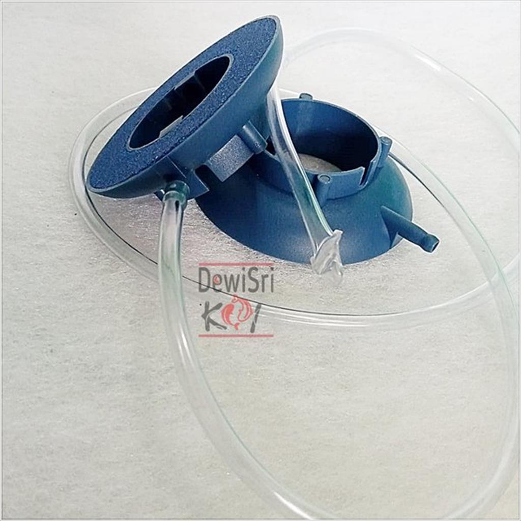 Circle Flat silinder Aerator/Batu Aerasi  Bulat/Sparger Udara Aquarium Size Kecil