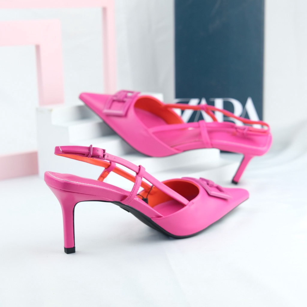 [7.7 Boombastis Sale⚡] - SEPATU WANITA SLINGBACK ZS423 PREMIUM IMPORT