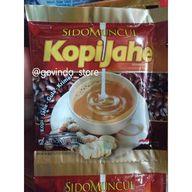 

KOPI JAHE SIDO MUNCUL SASET (10 PCS PER RENCENG)
