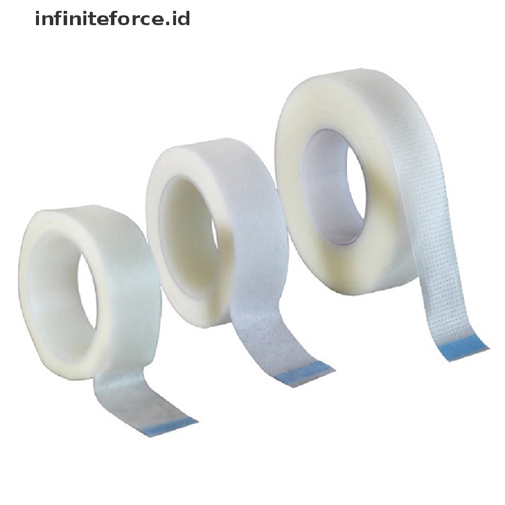 (Infiniteforce.Id) 1or5 Roll Tape Medis Micropore Untuk Extension Bulu Mata