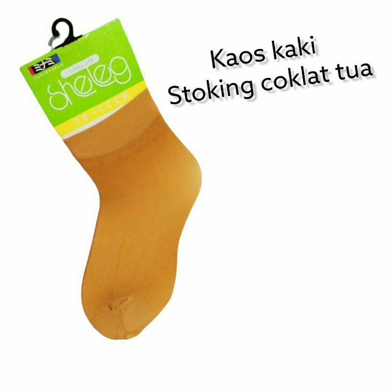 KAOS KAKI / STOKING TRANSPARAN / STOKING WANITA DEWASA / STOKING BINTIK ANTI SLIP