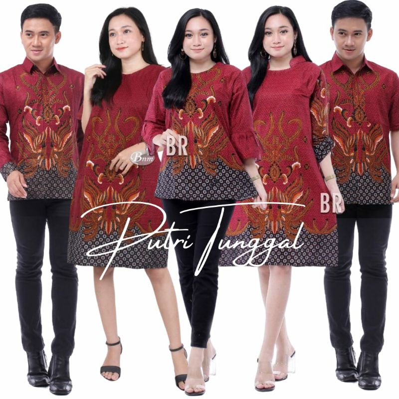 batik couple pasangan anak muda modern terbaru 2021 / batik couple pasangan / baju batik couple pasa