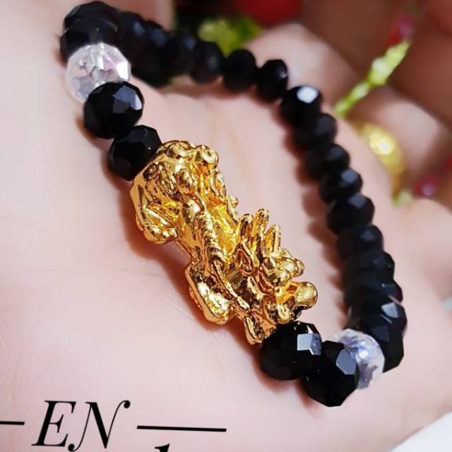 Xuping gelang lapis emas 24k  naga kristal imitasi 2088