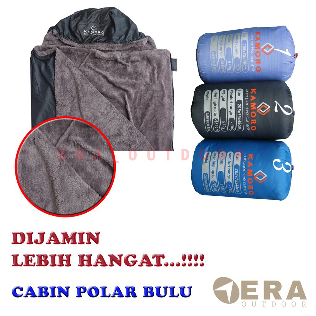 PROMO !! Sleeping Bag SB Cabin Polar Bulu Bahan Lebih