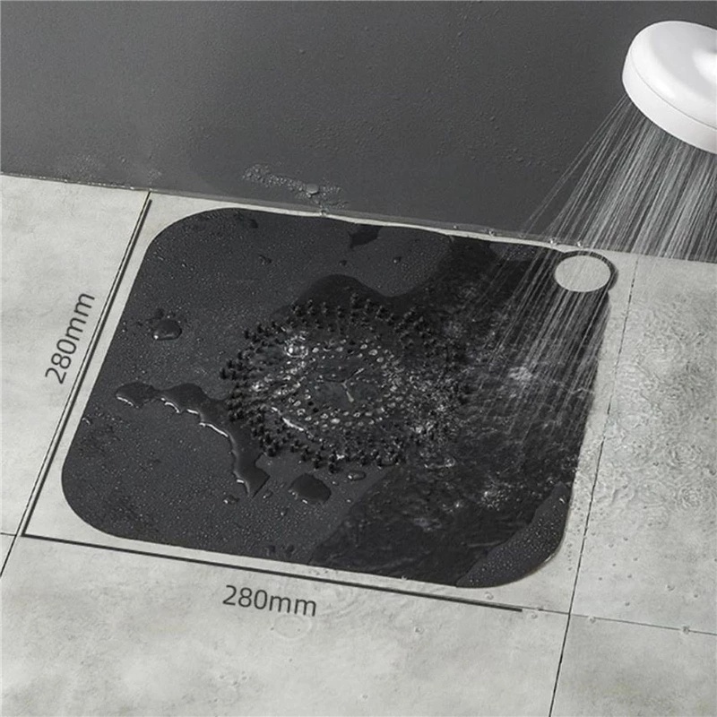 Silicone Large Anti Blocking Sink Floor Drain Pad With handle