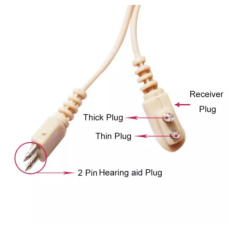 Kabel alat bantu dengar hearing aid cts909 kabel CTS-909 KF906 -  KABEL909