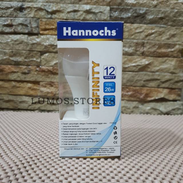 Bohlam Lampu LED Hannochs 12 Watt INFINITY