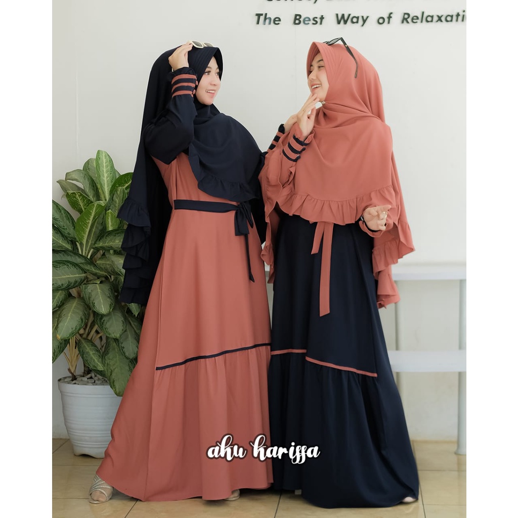 GAMIS NINDA SYAR'I ORIGINAL BY AKU KARISSA/GAMIS 2021/GAMIS KEKINIAN