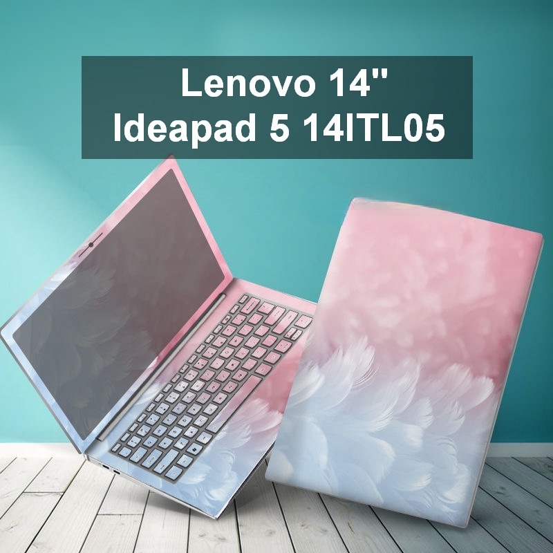 Stiker Laptop Lenovo Ideapad 5 14ITL05 Slim 5i 3 Sisi Anti Gores Tahan Air 14 &quot;