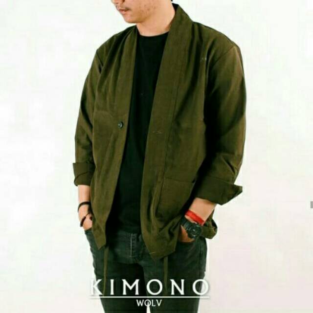 Jaket Semi Parka Kimono