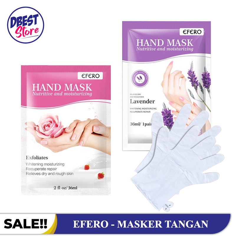 DBEST - [ COD ] EFERO HAND MASK MELEMBUTKAN TANGAN / MASKER TANGAN PENGELUPAS KULIT KERING &amp; MATI