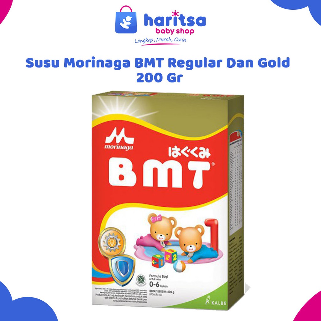 Susu Morinaga BMT Regular Dan Gold  200 Gr