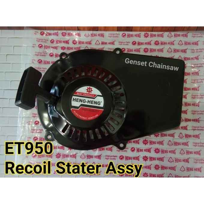ET950 Recoil stater Statar assy tarikan Engkol Genset 2 Tak terlaris