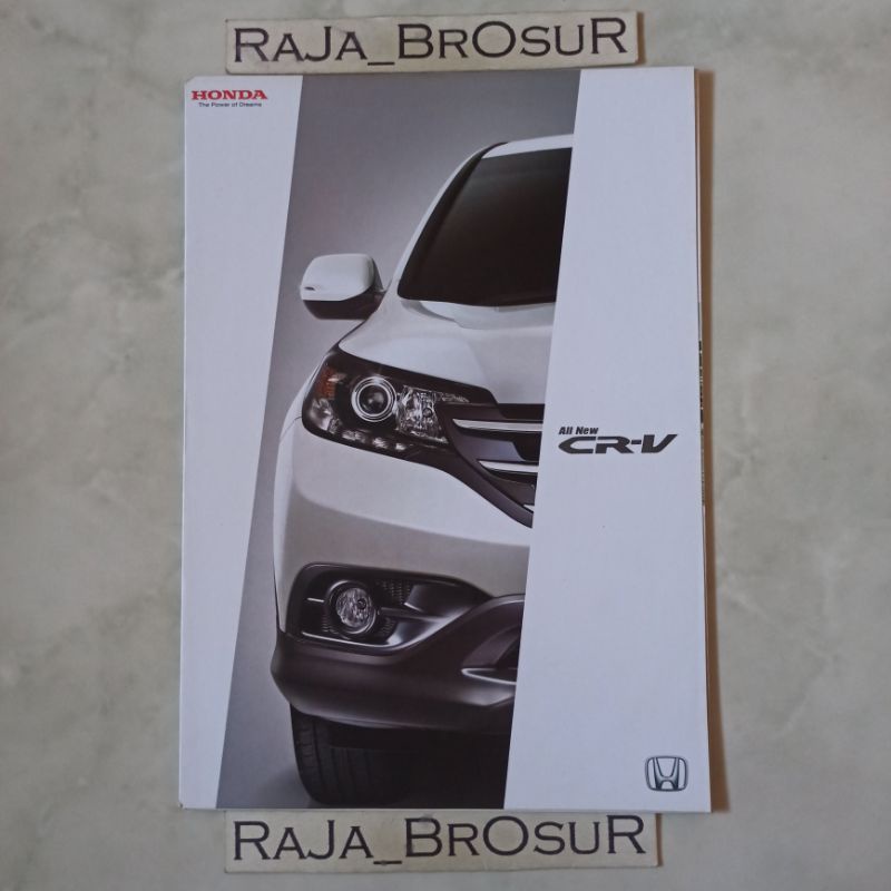 Poster brosur katalog leaflet Honda CRV CR V 2013-2015