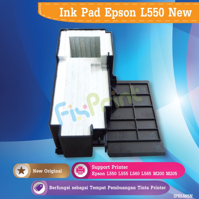 Bantalan Tinta Waste Ink Pads Epson Tinta Printer Epson L550 L555 L560 Tempat Pembuangan Tinta New