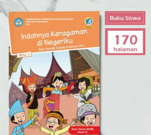 Rady stok!! Buku siswa tematik k13 kelas 4 tema 1 sampe 9 harga satuan www