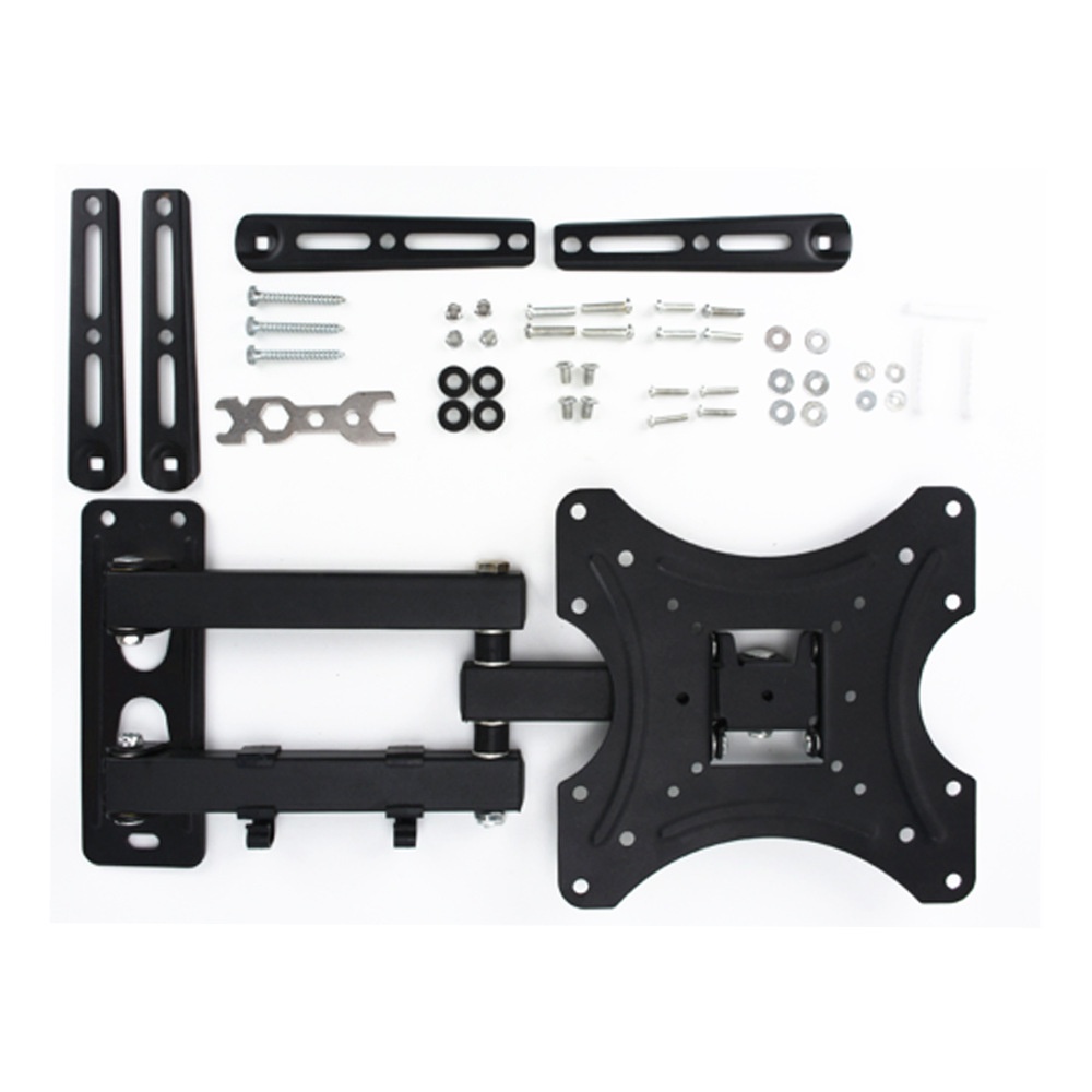 CNXD Telescopic TV Bracket Tilt Mount 400 x 400 Pitch for 32-55 Inch - X400 - Black