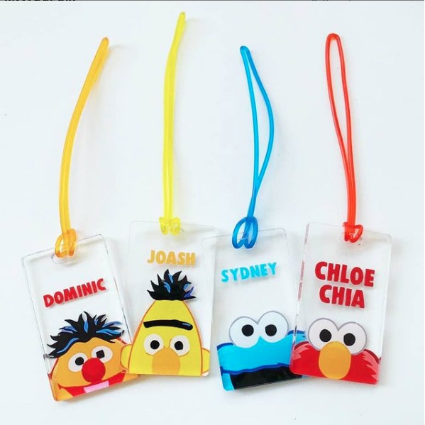 Bagtag sesame streets custom nama