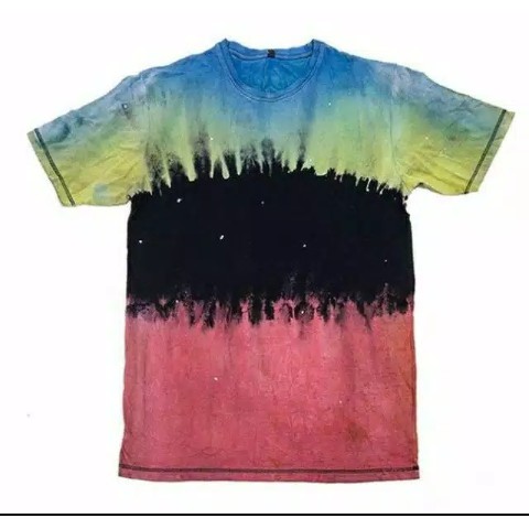 BAJU KAOS TIE DYE PREMIUM VINTAGE 3 COLOR UNISEX / KAOS TIE DYE PRIA / KAOS TIE DYE WANITA / 2021