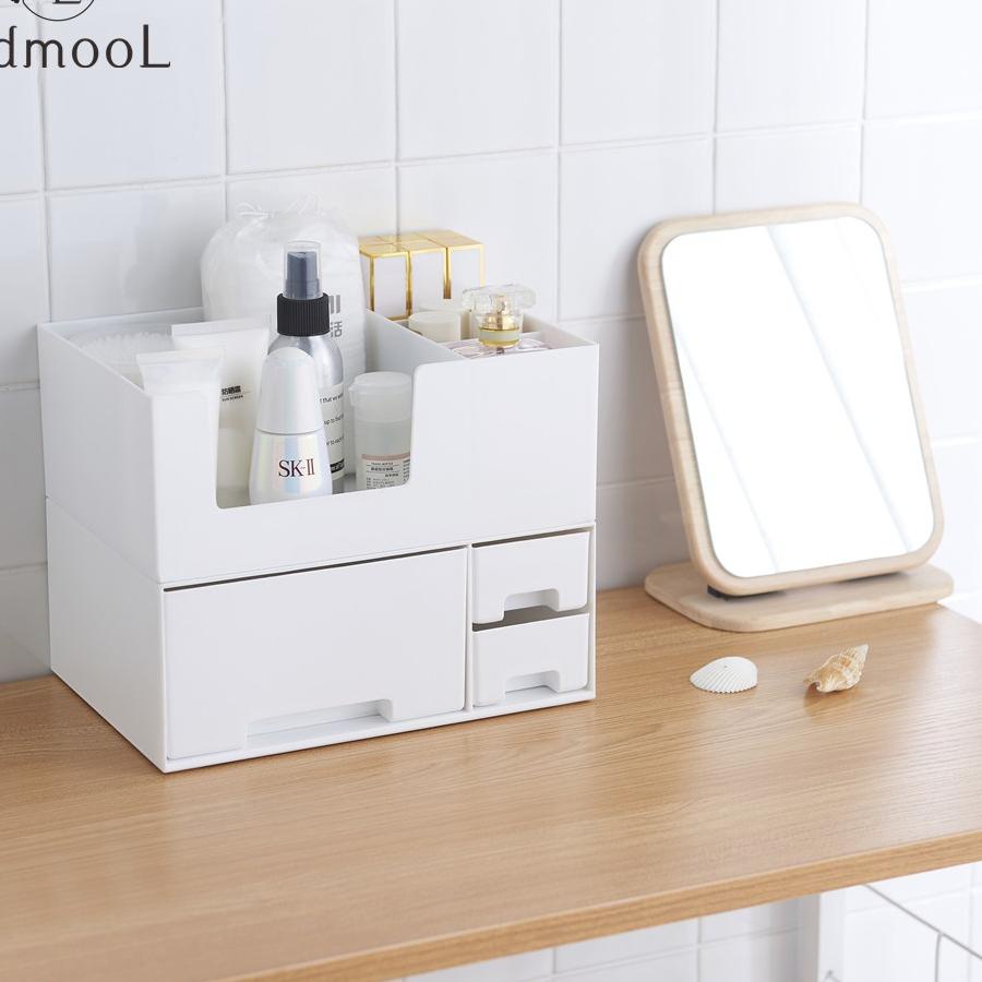 ✱ SIDMOOL Rak Kosmetik Multifungsi Kotak Penyimpanan Tiga Lapis ➤