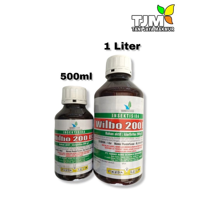 WILBO 200 EC 500 ML - 1 Liter/insektisida wilbo/dursban/dursban insektisida/dusban/dursban 100ml/dur