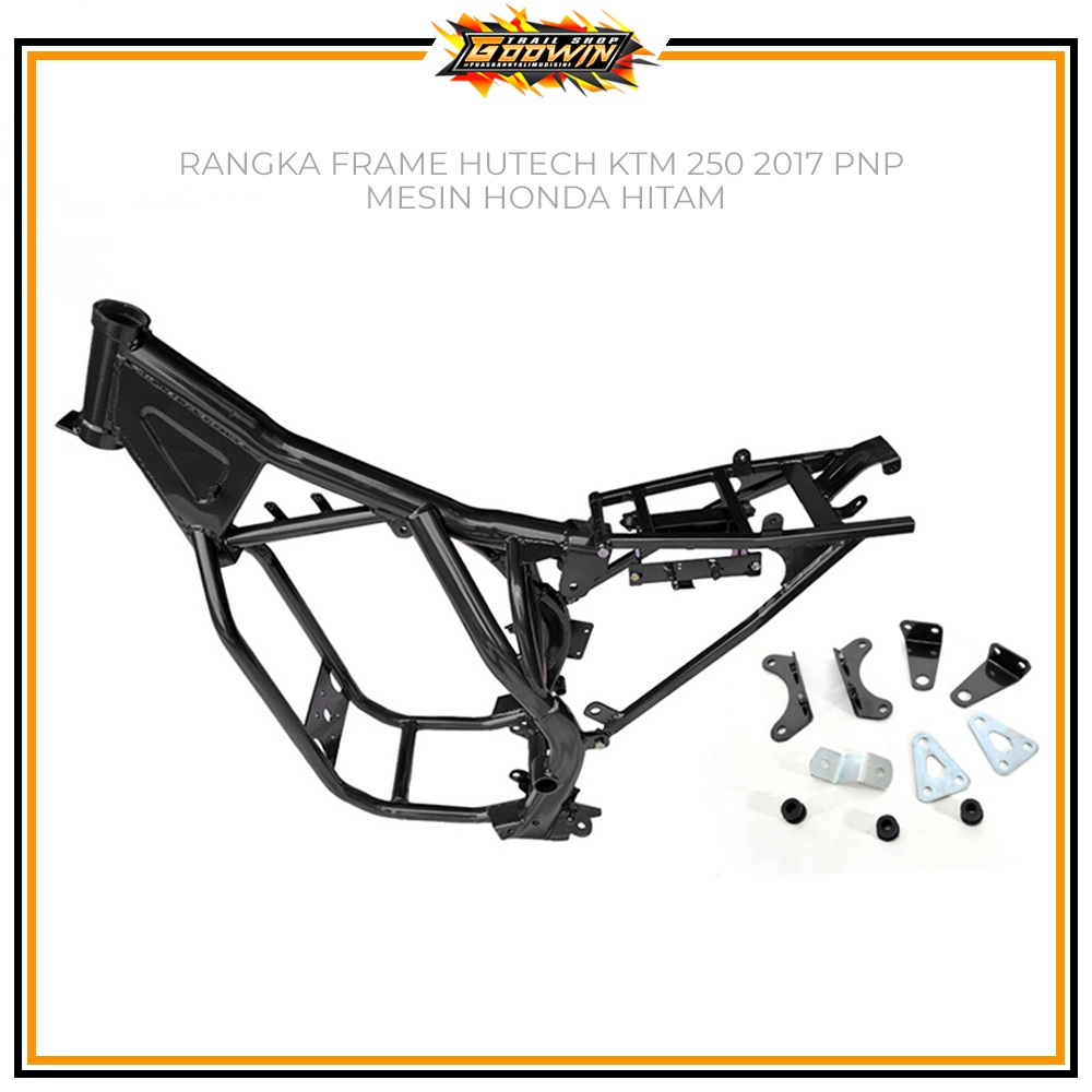 RANGKA FRAME TRAIL HUTECH KLX PNP MESIN HONDA / KTM 250 2017 PNP MESIN HONDA NINJA / CRF 150L PNP MESIN HONDA