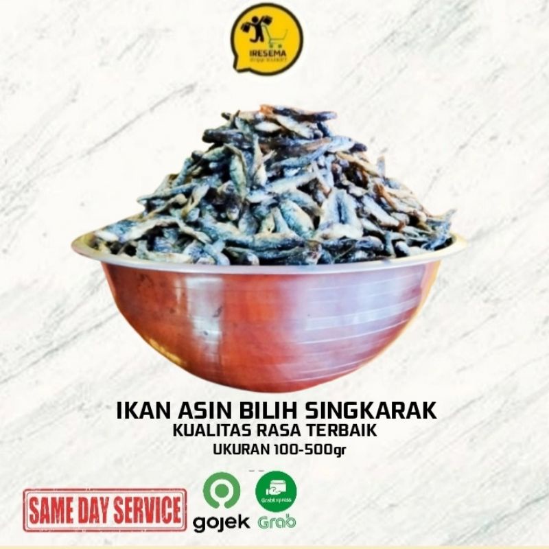 

IKAN ASIN BILIH SINGKARAK UKURAN 100-500gr IKAN BILIH SINGKARAK